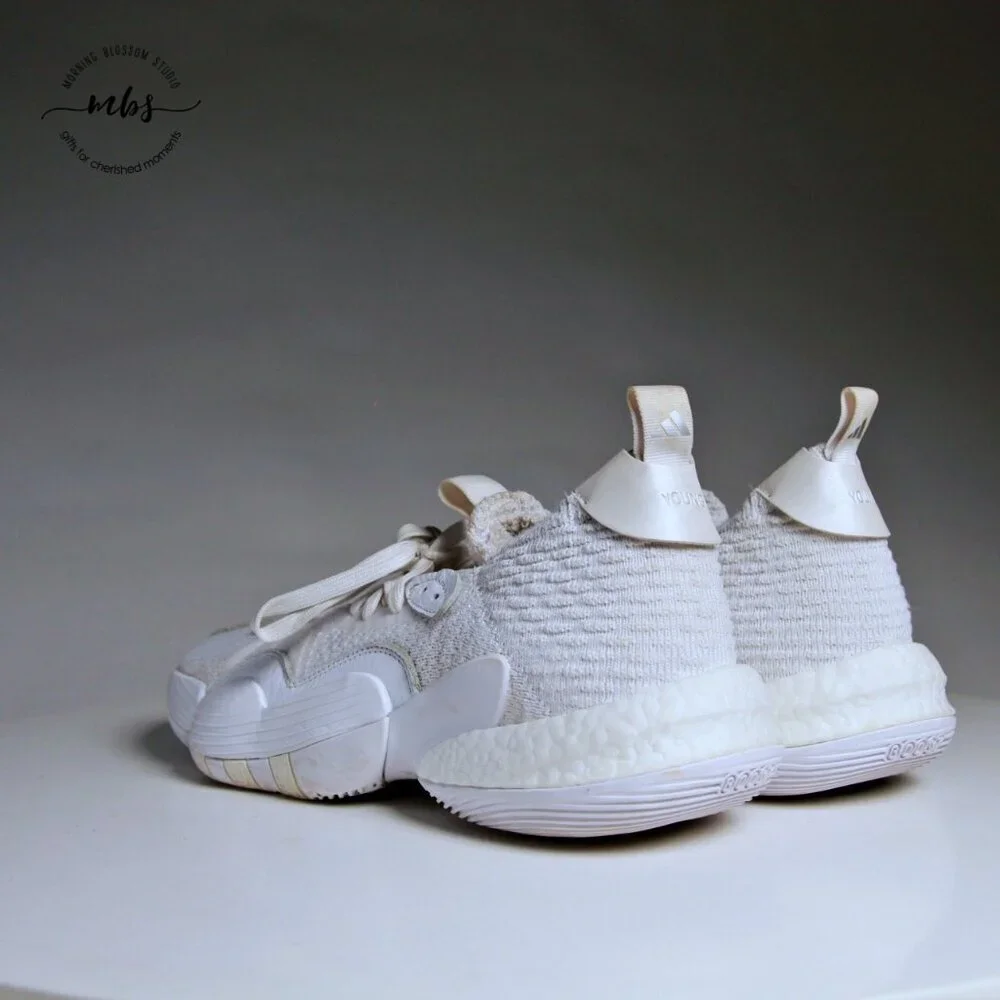 Adidas Trae‎ Young 2.0 Triple White Sneakers